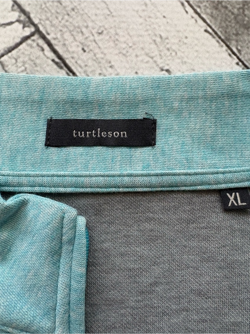 NWT Turtleson Wallace Quarter Zip Pullover Mint Aqua Men’s XL Golf